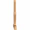 Ekena Millwork Saratoga Timber Gable Bracket, Western Red Cedar, 84"W x 49"H x 3 1/2"D x 5 1/2"F, 14/12 Pitch GBW084X49X0406SAR00SWR - alternate 2